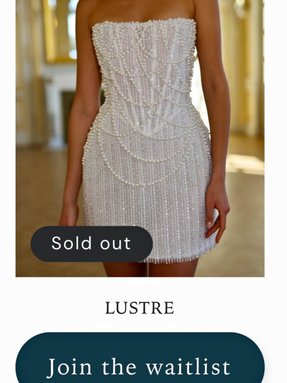 Rosie Etienne Lustre Beaded Mini Dress - Picture 7 of 9
